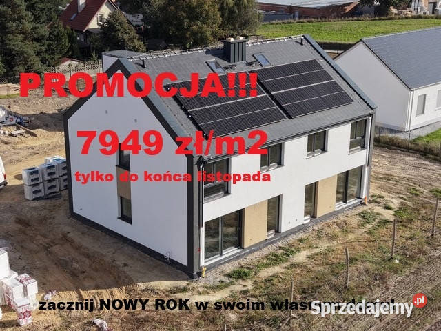 KOMFORTOWY DOM 137 m duża działka panele dolnośląskie Łozina