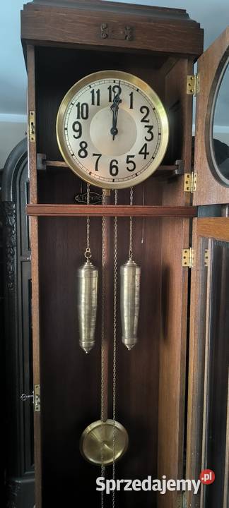 Lenzkirch 1913 r zegar stojący piękny wielki Kwaczała sprzedam