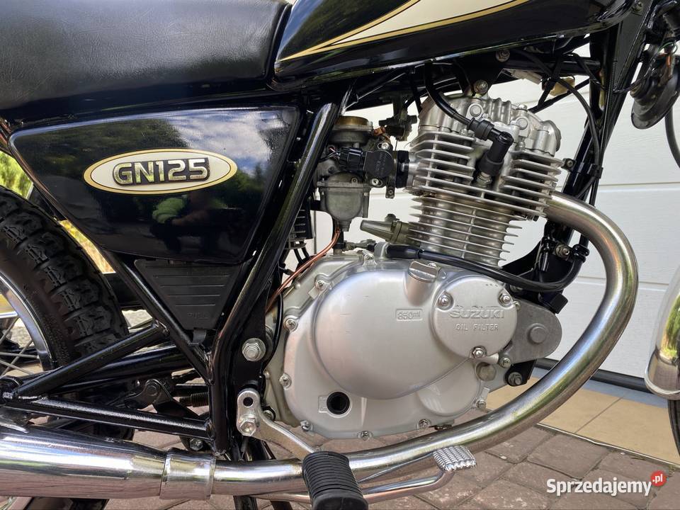 SUZUKI GN 125 kat B Prostota i nie zawodność Na łańcuch Kokoszkowy