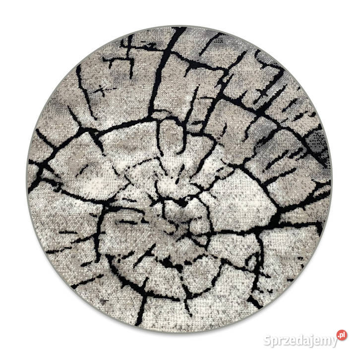 OKRĄGŁY DYWAN 100X100 GĘSTY WŁOS LAILA 15751 podlaskie Białystok