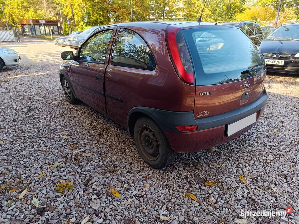 OPEL CORSA 2001 12 B 75 SPRAWNY Warszawa sprzedam