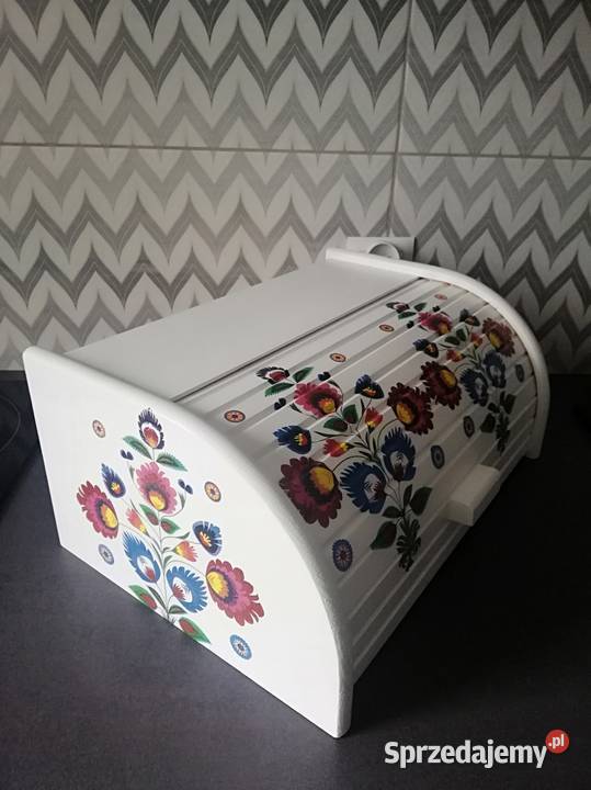 Chlebak duży folk różne wzory decoupage Chlebaki Kędzierzyn-Koźle