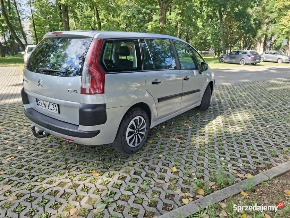 ŚlicznyZadbanyCitroenC4GrandPicasso2008r7Osb16HDI Rok produkcji 2008 łódzkie Zduńska Wola sprzedam