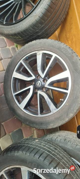 Alufelgi 19 cal 5x1143 opony letnie zachodniopomorskie Trzebiatów sprzedam