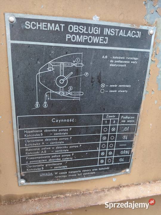 Zbiornik na paliwo wojskowy 16 1600L podkarpackie Strzyżów
