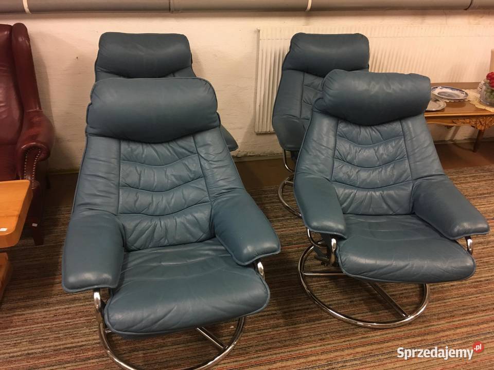 Tetrad fotel skóra england design vintage Warszawa