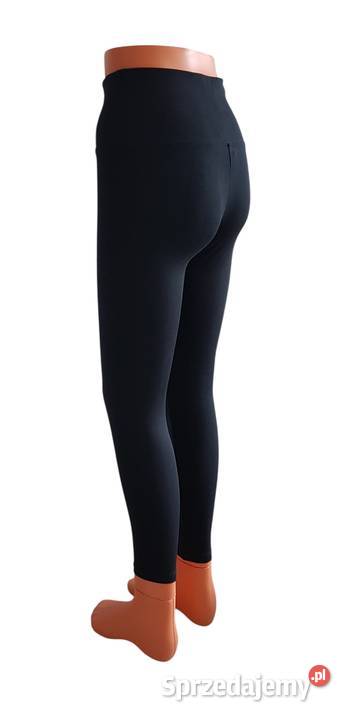 Damskie sportowe spodnie legginsy czarne Daily Spodnie Moda i Styl Chrzanów