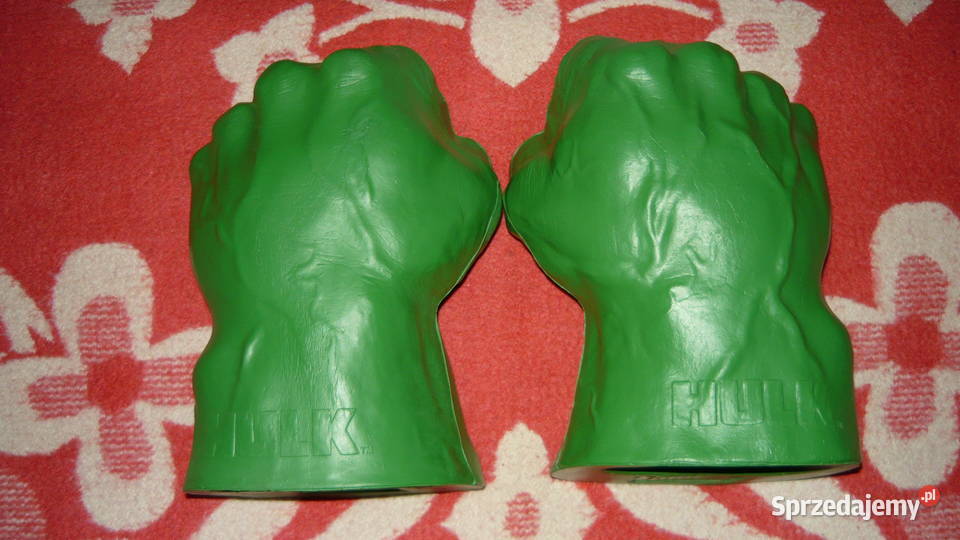 Hulk hands rękawice zabawka Sokółka