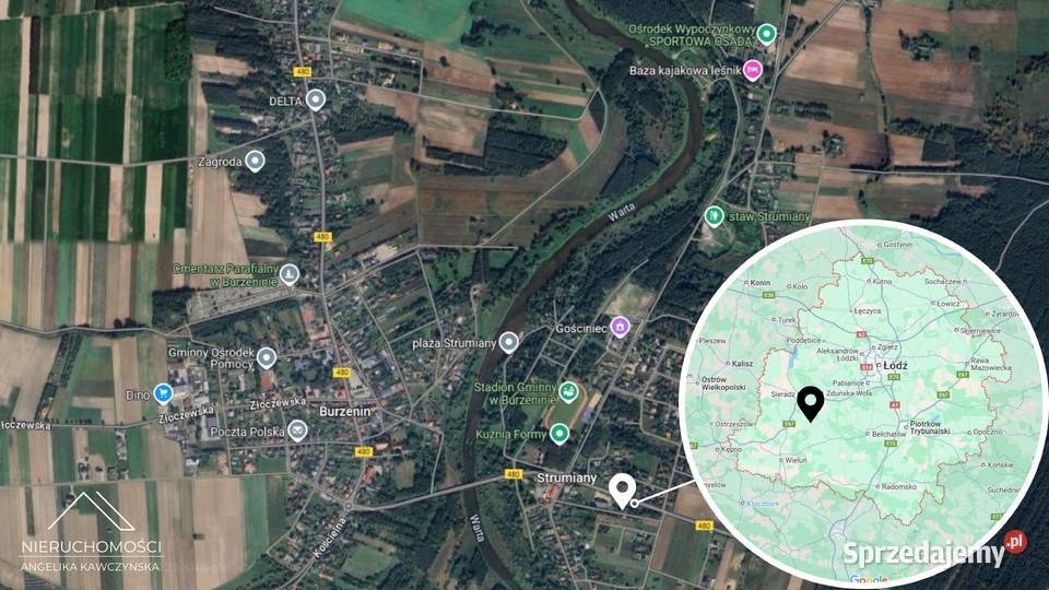 DZIAŁKA mieszkaniowousługowa MPZP Strumiany łódzkie