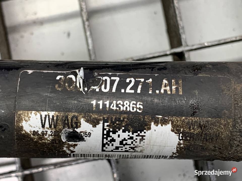 PÓŁOŚ LEWY PRZÓD VW ARTEON 3Q0407271AH 20 320 Półosie