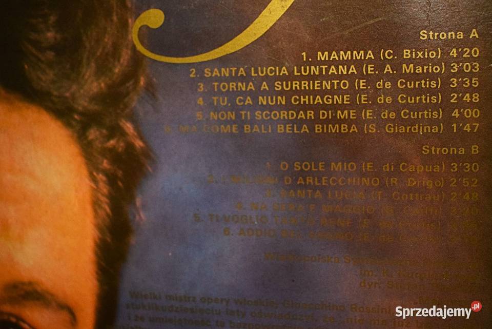 Paulos Raptis O Sole Mio 1978 płyta w stanie Chełmno