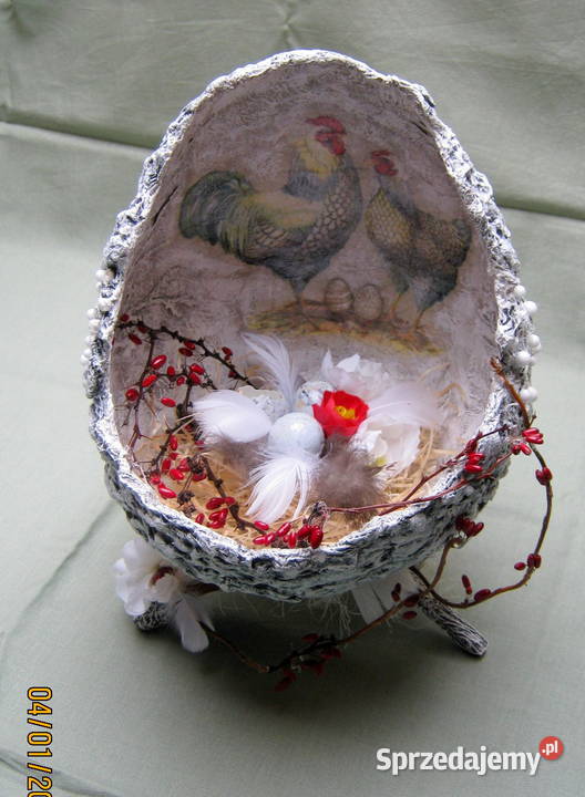 Wielkie jajo Wielkanocne z wypełnieniem Kraków