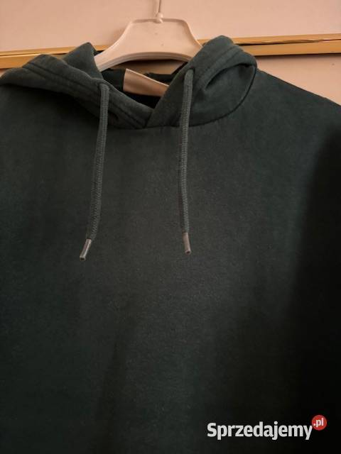 Bluza męska S CA zielona z kieszenią z kapturem Częstochowa