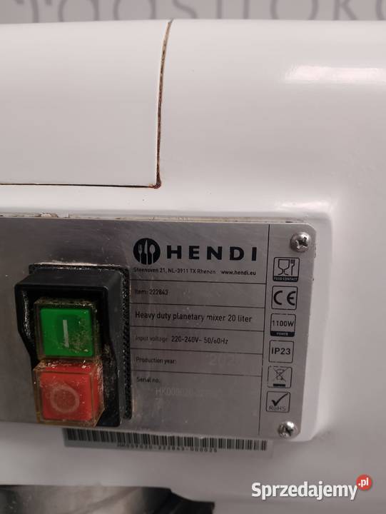 Mikser planetarny Hendi 222843 Wrocław