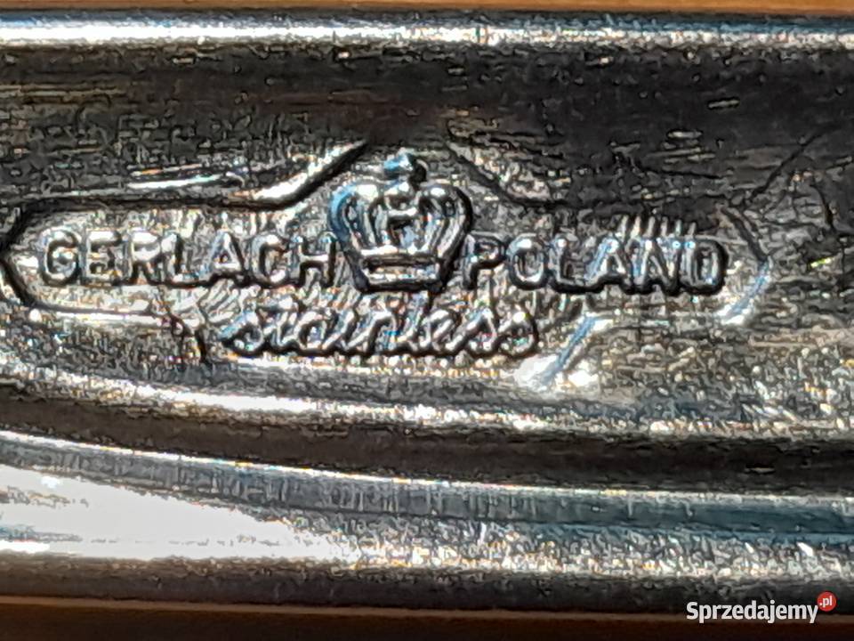 Stara łyżeczka PRL Gerlach stainless steel stal