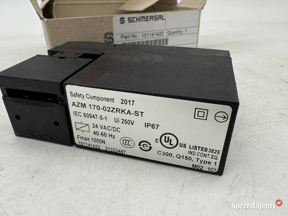 Schmersal AZM 17002ZRKAST 24VACDC 101141422 mazowieckie Warszawa