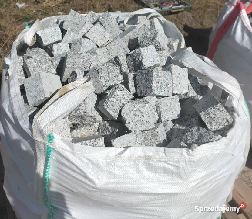 Kostka granitowa 79 płomieniowana Sieradz