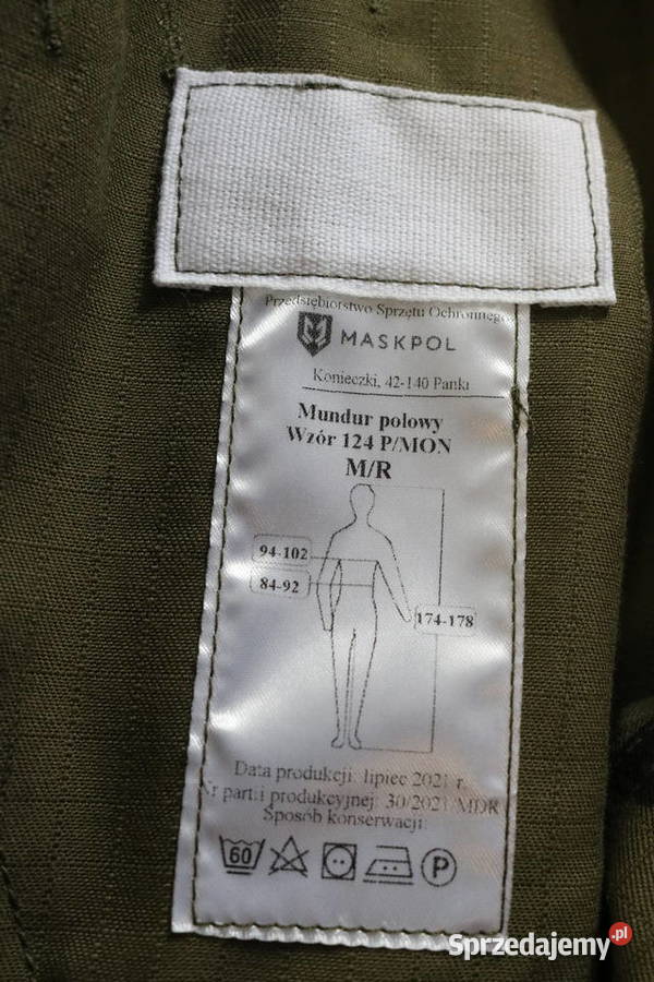 Sprzedam MUNDUR polowy wz124 PMON Skwierzyna sprzedam