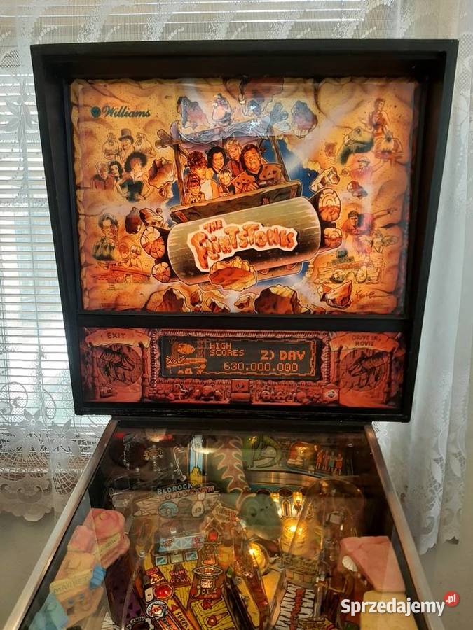 Pinball The Flintstones kujawsko-pomorskie Toruń sprzedam