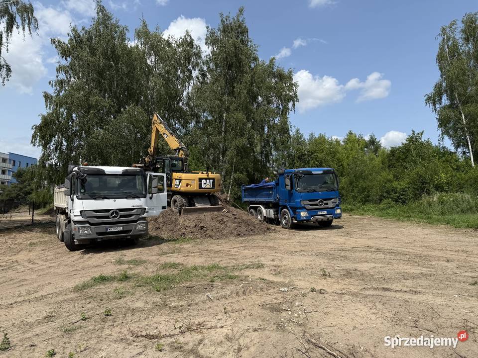 USŁUGI ZIEMNE KOPARKA WYWROTKA KRUSZYWA