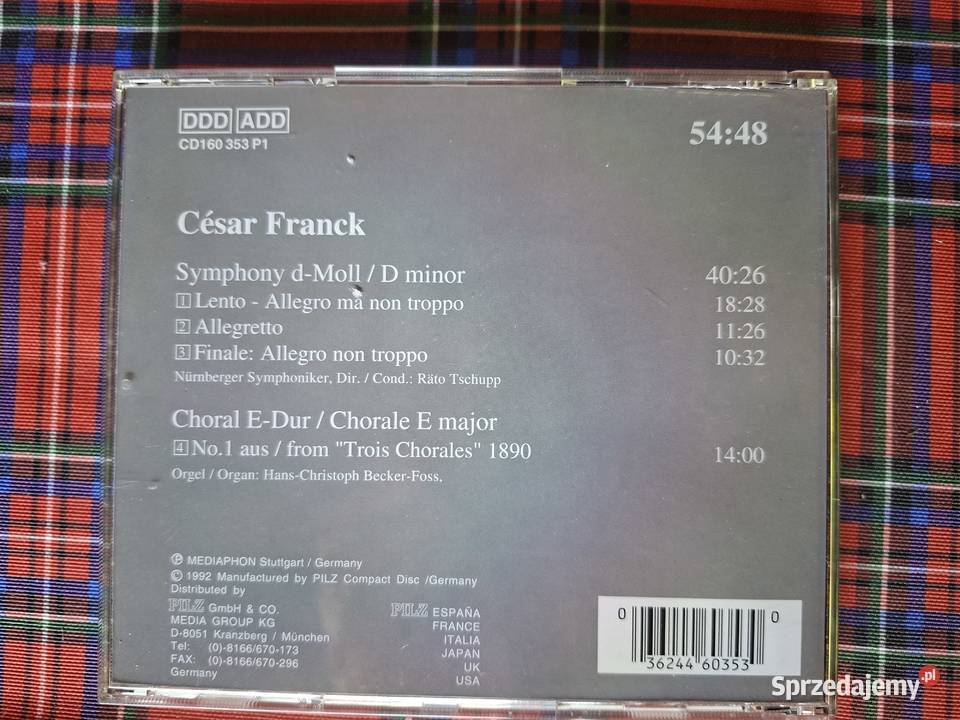 Cesar Cranck Vienna Master Series CD małopolskie Kraków