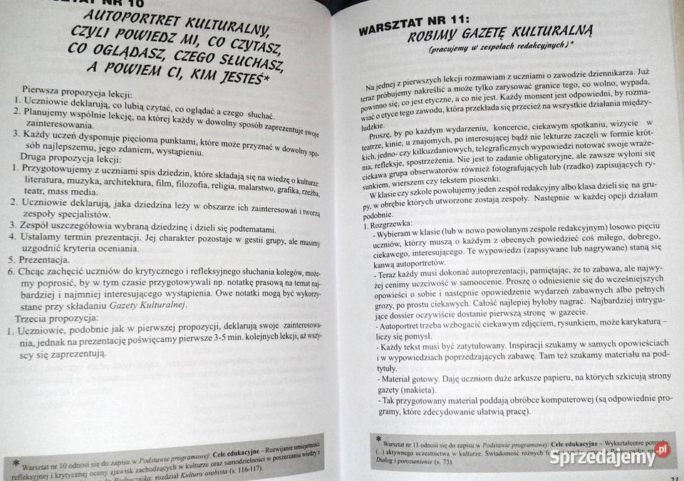 Wedza o kulturze Poradnik metodyczny Barbara miękka Książki i Podręczniki Chełm