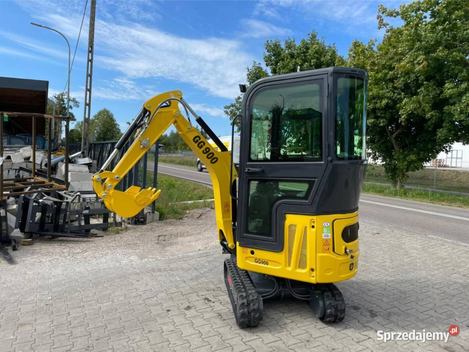 Nowa Minikoparka z kabiną GG900C Gunter Rok produkcji 2025 Poniatowa