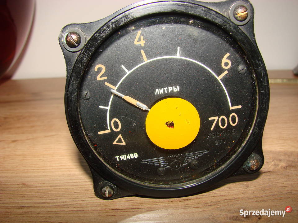 radziecki wskaźnik poziomu paliwa śmigłowca Pruszcz Gdański sprzedam