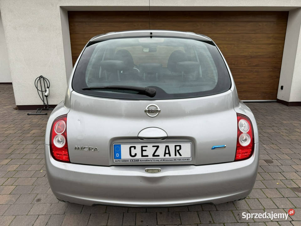 Nissan Micra 10r ładna zadbana bezwypadkowa z komputer pokładowy Konradów