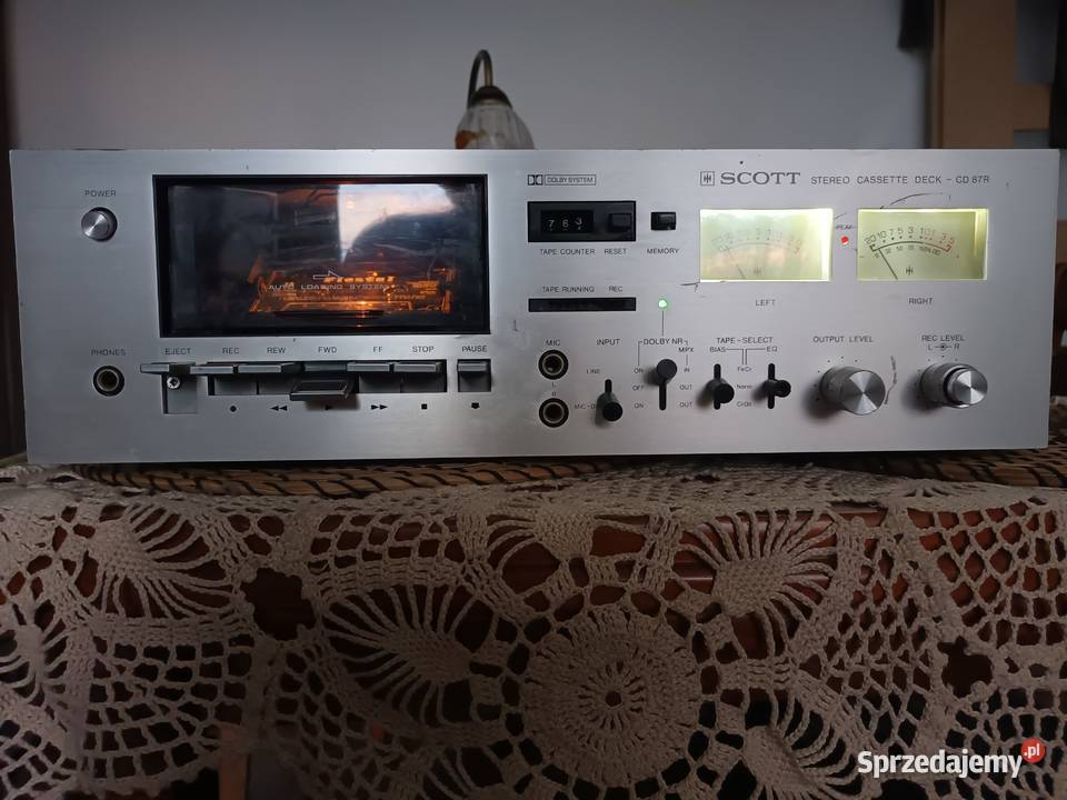 Magnetofon kasetowy Scott Cassete Deck CD87R Audio Tychy