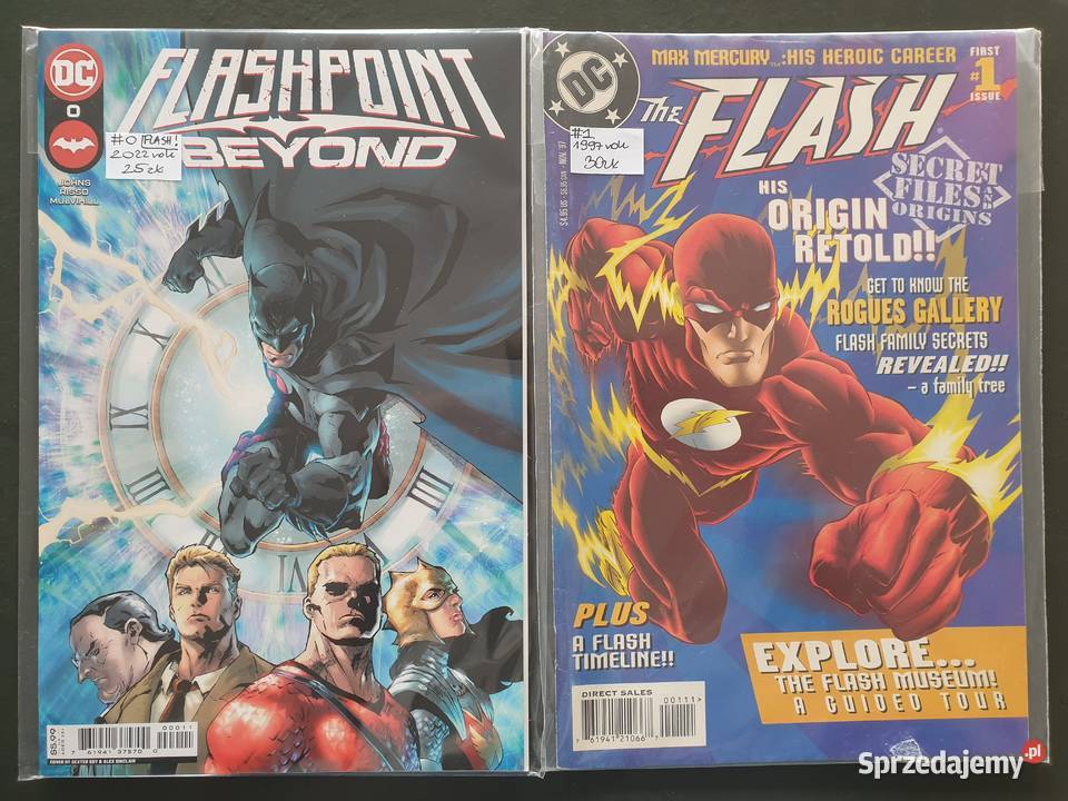 Flash zestaw 10 komiksów DC USA pomorskie Gdynia sprzedam