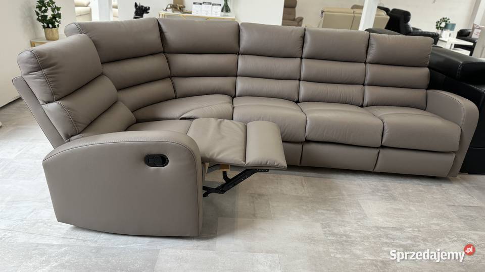 Mega PROMOCJA nowy narożnik Skóra Naturalna Meble do salonu Żory sprzedam
