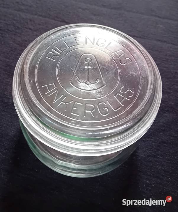 Słoik Wecka 05 L Ankerglas lata 50e 60e XX w Porcelana i szkło Koźminek