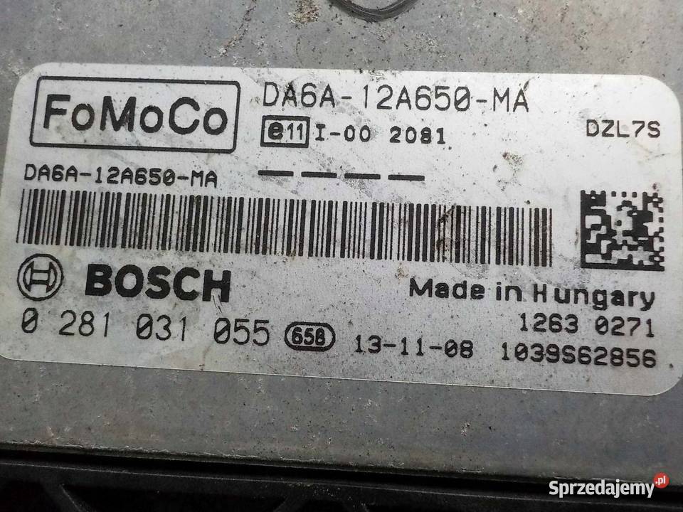 FORD FIESTA MK7 LIFT 15 TDCI 14r sterownik