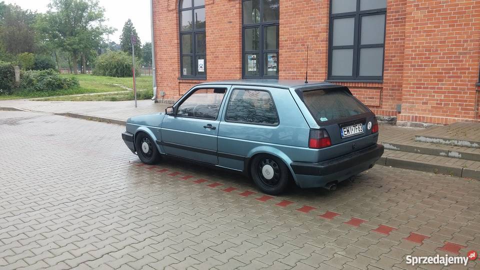 Ładny golf II na glebie STANCE GWINT 18 gaz 1990 Łódź