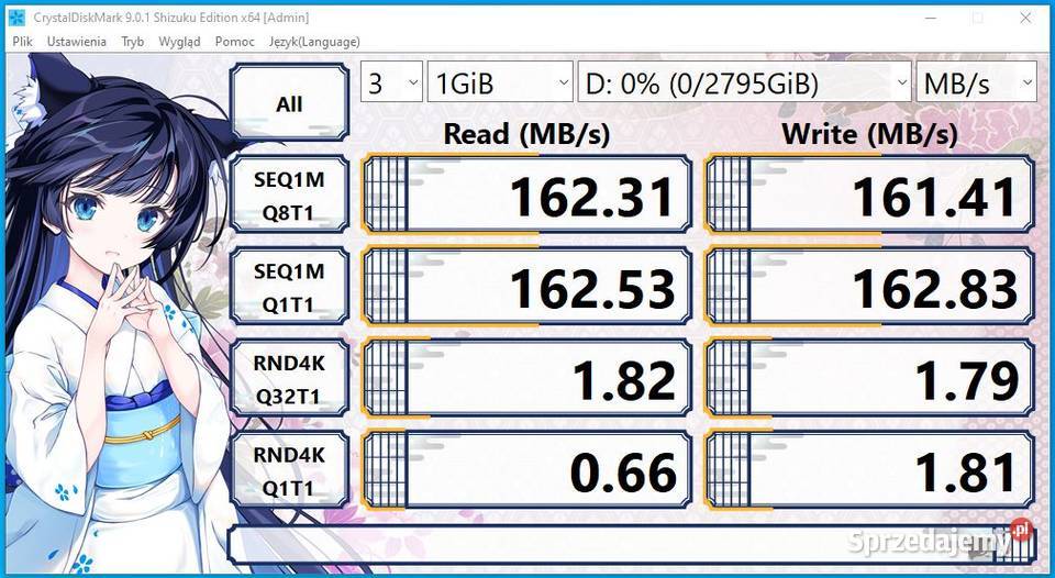 Dysk twardy HDD Hitachi Ultrastar 7K3000 3TB 35 wewnętrzny Gdańsk