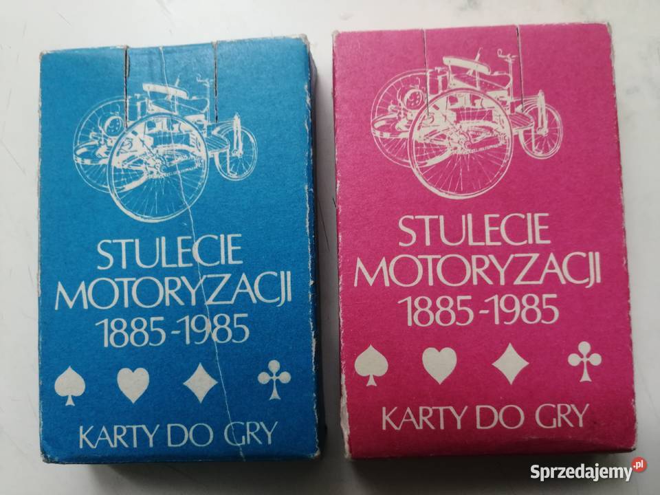 Karty do gry Stulecie Motoryzacji 1885 1985 PRL Kraków