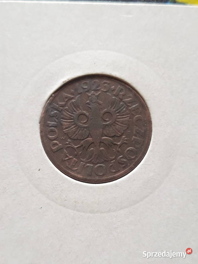 5 Groszy 1923 r 1 rzadkie Super Numizmatyka wielkopolskie sprzedam