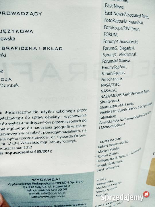 Ciekawi świata podręcznik operon Warszawa