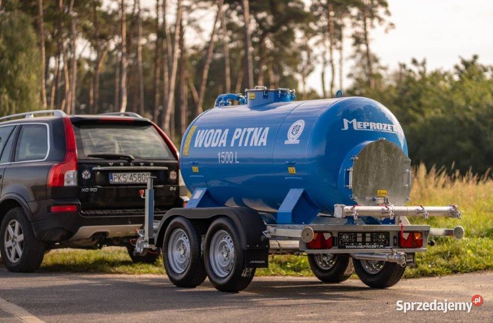 Wóz do wody pitnej beczkowóz Meprozet 1000 L Rogóźno