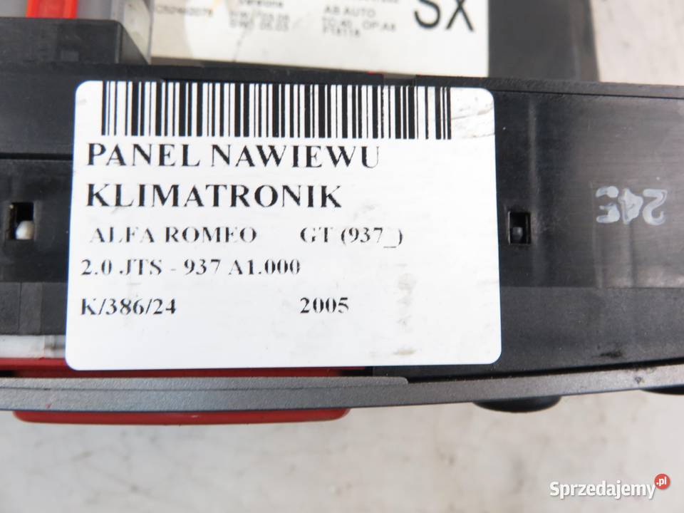 KLIMATRONIK ALFA ROMEO GT 01560513690 małopolskie sprzedam