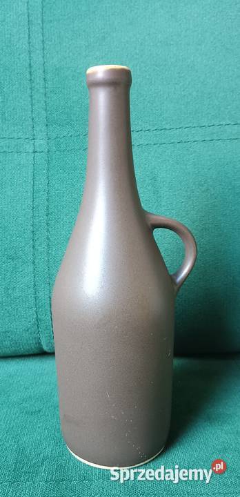 Ceramiczna kolekcjonerska butelka vintage PRL małopolskie Zbylitowska Góra