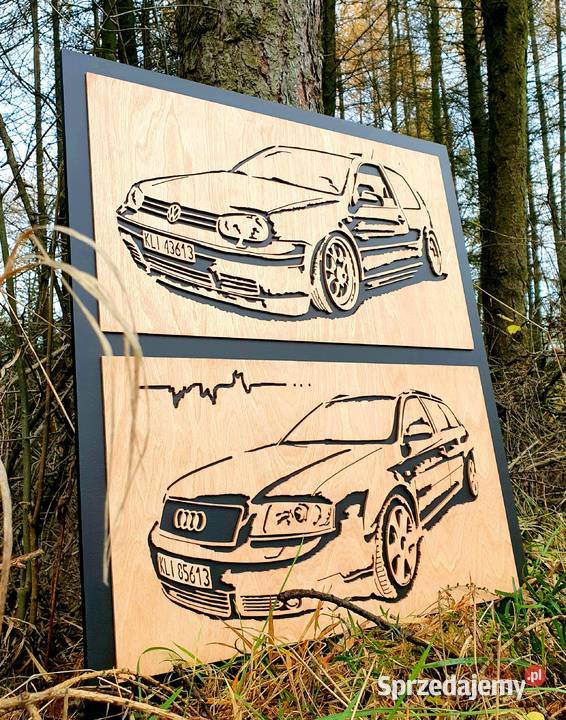 Obraz ręcznie wycinany dowolny MOTYW portret Tuchów sprzedam