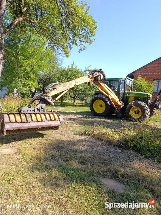 John Deere 6910 Kosiarka Bijakowa Boczna John Deere Wólka Ratajska