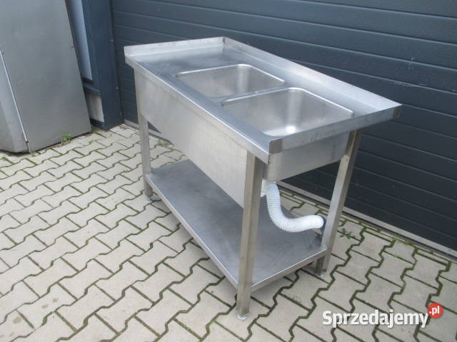 Zlew 2 Kom 3 ranty Z Maskownicą I Półką Gastronomia Biznes i Przemysł Ostrów Wielkopolski