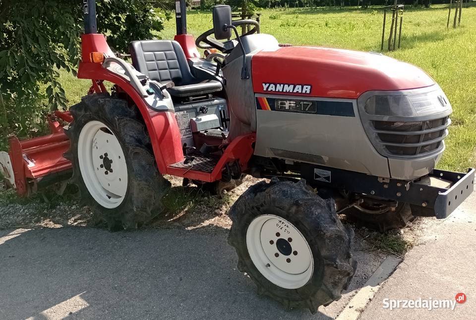 Ciągnik mini traktor ogrodniczy Yanmar+glebogryzarka (kubota