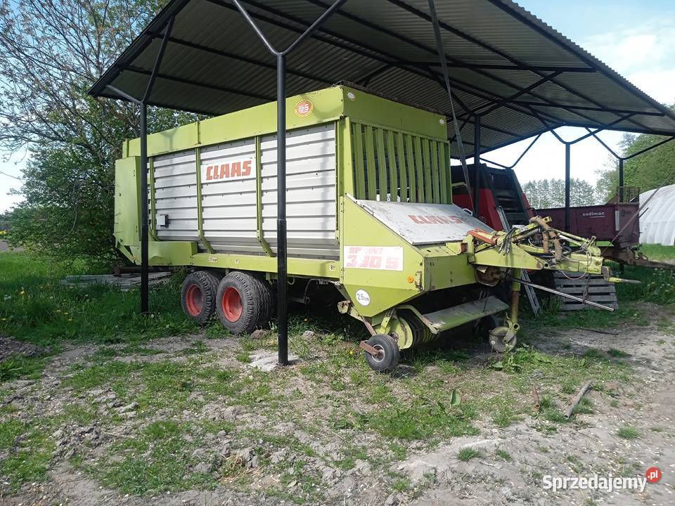 Przyczepa samozbierająca Claas sprint 330s mazowieckie Mała Wieś