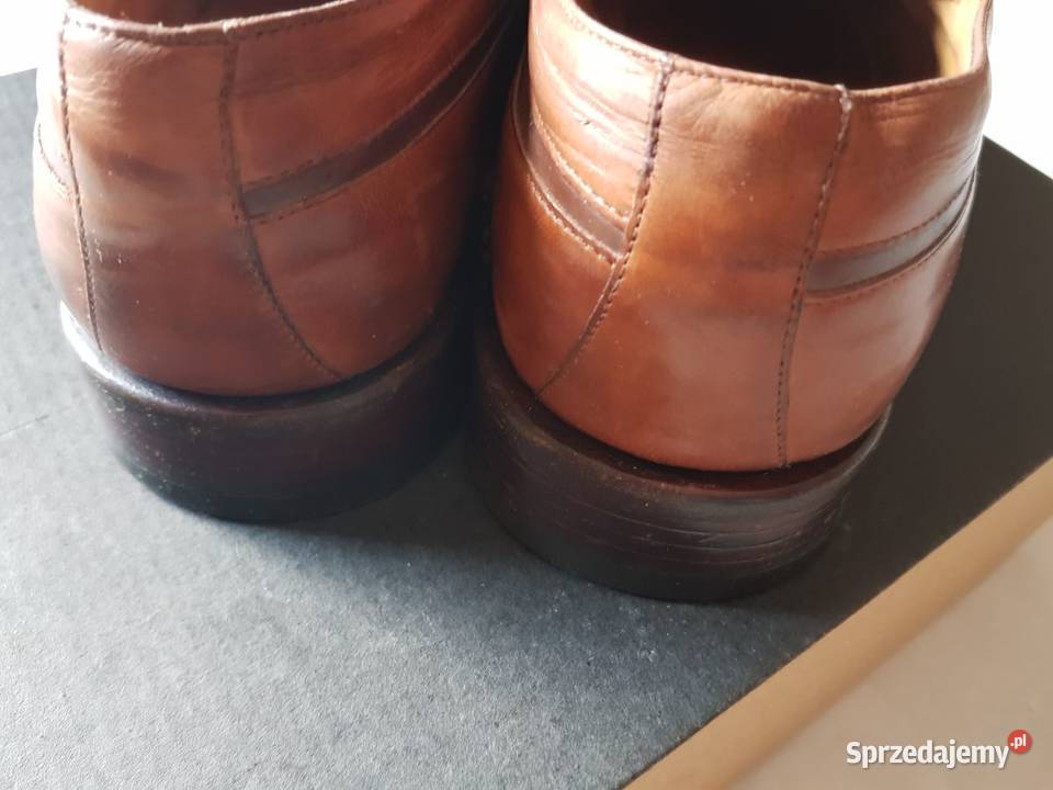 półbuty trzewiki sztyblety wizytowe skórzane Półbuty