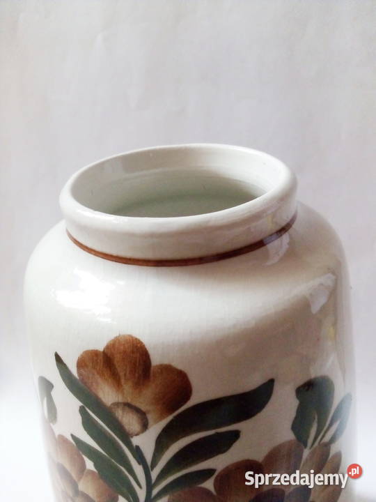 wazon fajans Koło vintage PRL Częstochowa