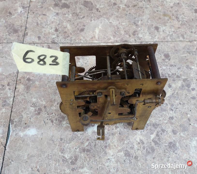 683 Mechanizm starego zegara ściennego Junghans pomorskie Tczew